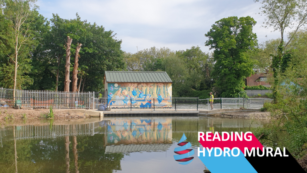 Our Mural, as seen from Hills Meadow, Reading UK.